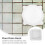 20Pcs Practical Bathroom Sink Drain Stickers with Strong Adhesion 8