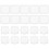 20Pcs Practical Bathroom Sink Drain Stickers with Strong Adhesion 5