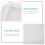 20Pcs Practical Bathroom Sink Drain Stickers with Strong Adhesion 7