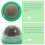 2pcs rotatable cat licking mint ball with catnip for 8