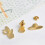 12pcs cactus guitar planet shape brooch for clothes decor 5