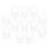 12pcs silicone baby pacifier clips with adapter rings accessories 8