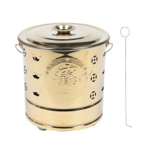 professional burning bucket with hook for household paper money