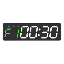 Mini Portable Gym Clock LED Interval Timer 12 Modes Built-In Battery Strong Magnet Countdown Up Stopwatch Gym Garage