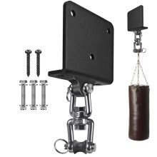 Punching Bag Hanger Heavy-Duty Stand 360 Rotation Mount Non-Slip Base 4.13x3.74 Inches For Home Gym
