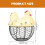 Practical Multi-Color Ceramic Steel Wire Egg Storage Basket 2