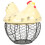 Practical Multi-Color Ceramic Steel Wire Egg Storage Basket 1