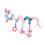 spiral wrap hanging rattle for stroller car seat (cat) 8
