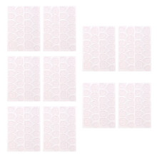 20 Transparente Roze Jelly Dubbelzijdige Kleefsticker
