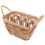 Rattan Flower Basket Handmade Wicker Planter With Handle Brown 11