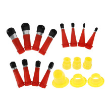 1Set Roestvrij Stalen Kitspuitdoppen Rubber Set Praktisch Caulking Kit