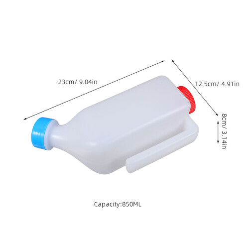 2 hangende melkflesvoeder 850 ml en 2