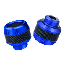 Fork Frame Sliders 2X Aluminum Alloy Wheel Crash Protector For Most Motorcycles Blue Motorbike Guard Pads