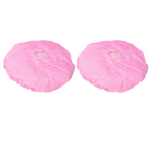 4 Stück Staubschutz Hut Mit Mesh Fenster Polyester Pink