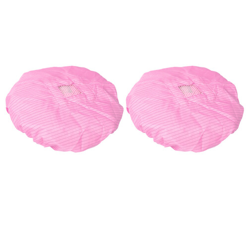4 Stück Staubschutz Hut Mit Mesh Fenster Polyester Pink