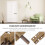 Latch Lock For Barn Door Brown 1pack 6.7x1.2x0.6in 2