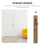 Latch Lock For Barn Door Brown 1pack 6.7x1.2x0.6in 11