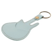 gitarrenplektrum aufbewahrung mit schlüsselanhänger und halter