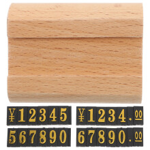 wooden retail tags and food label holders for rustic displays