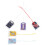 5pcs Japanese amulet decor bags, blessing style 7