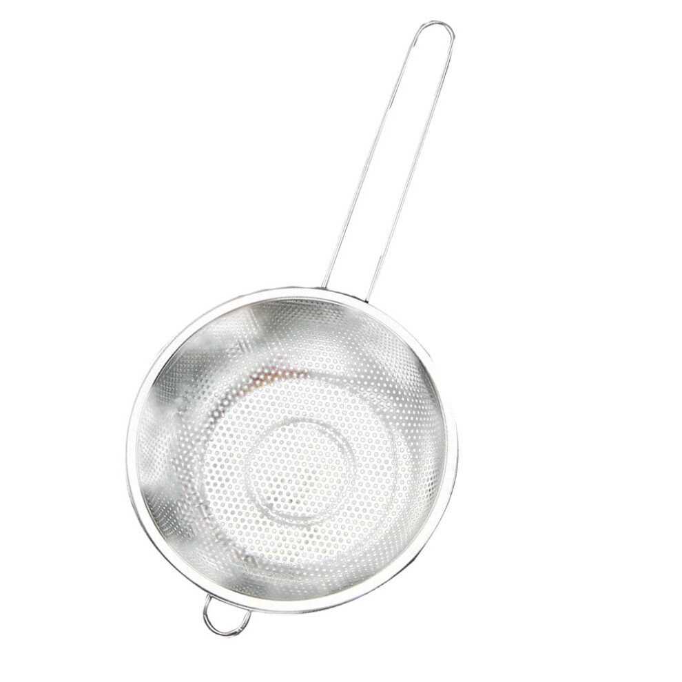 sturdy stainless steel drain basket with handle for washing vegetables-image-OPC-PKRX67X-NEW