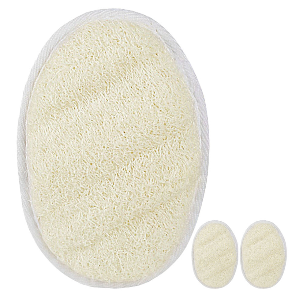 Iplusmile 3Pcs Exfoliating Loofah Pads, Multi-Function Body Scrubbers