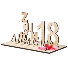 18th birthday gift wooden decoration for adults anniversary present