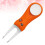 stainless steel grass repair tool with abs handle folding orange 5