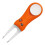 stainless steel grass repair tool with abs handle folding orange 1