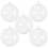 5pcs clear plastic fillable ornaments for christmas tree diy craft 11