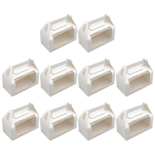 10 pcs portable toast packaging boxes for bread and baking food
