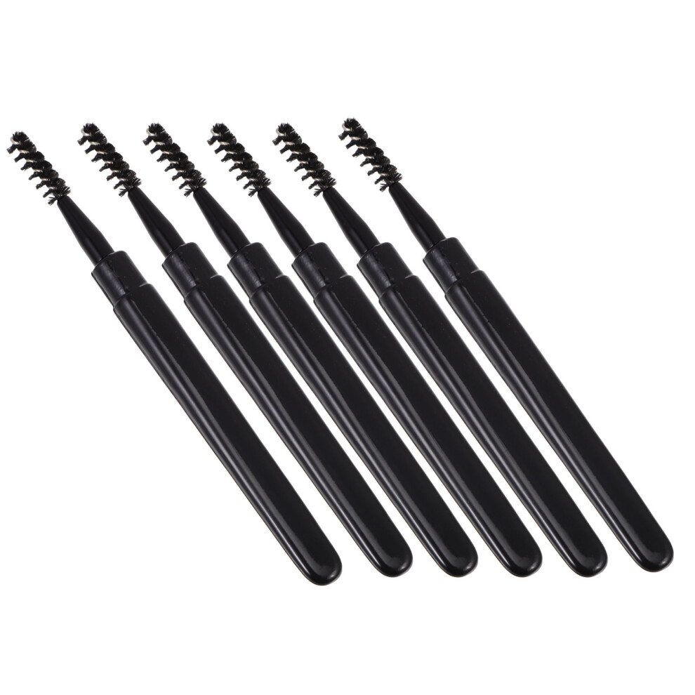 Villcase 6Pcs Eyelash Brush With Lid, Eyebrow And Mascara Applicator Tool