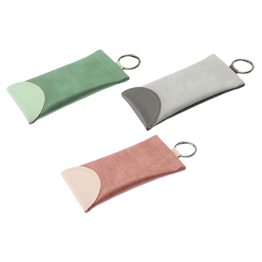 Totority 3 Pcs Pu Sunglasses Storage Bag Portable Holder Organizer