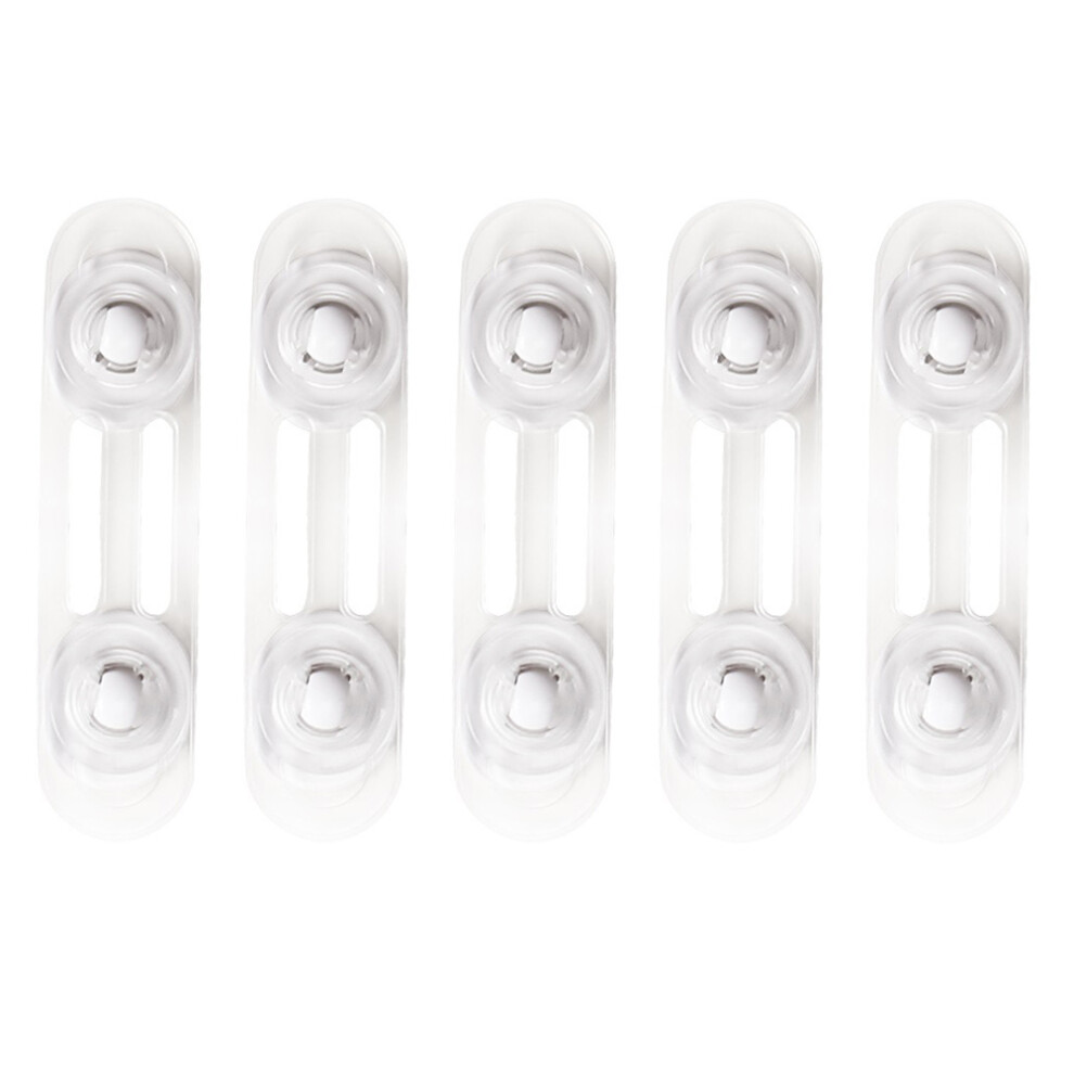5Pcs Self-Adhesive Cabinet Lock Childproof Drawer Latch Safety Villcase