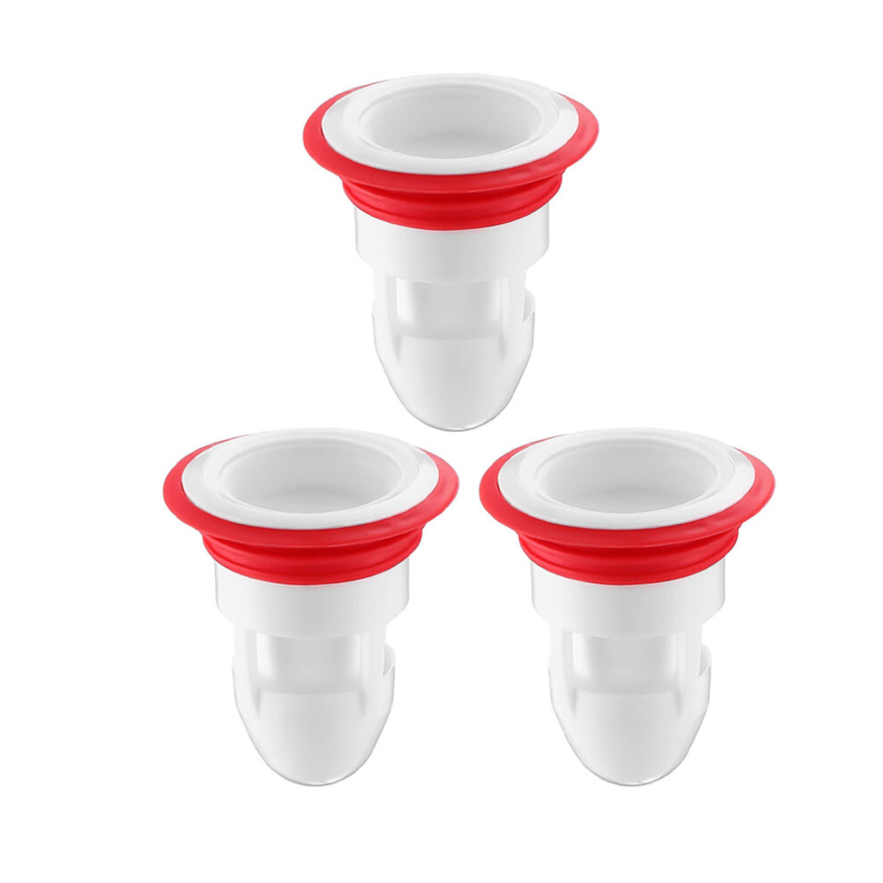 3Pcs Odor-Resistant Shower Toilet Drain Plugs, Wear-Resistant Filters 3302621453348