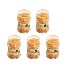 5pcs bamboo toothpicks for food teeth cleaning