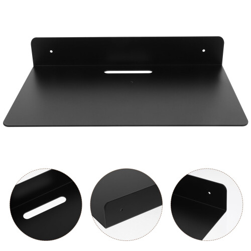 wall mounted projector holder with router rack and cable organizer 2