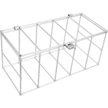 stackable iron wire basket for concrete test block curing and storage