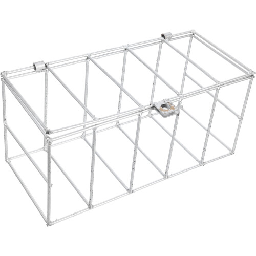 stackable iron wire basket for concrete test block curing and storage