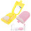 2 sets ice cream shaped case for travel 10
