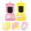 2 sets ice cream shaped case for travel 2