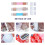 3pcs double-end nail art stamper tool for manicure 6