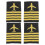 2 pairs pilot epaulets with stripes for uniform cosplay performance 10