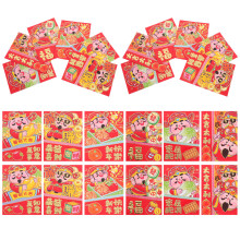 36pcs cash envelopes red packets for chinese new year and wedding