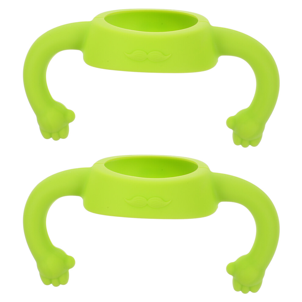 2 Pcs Silicone Baby Bottle Handles For Feeding Milk Bottles Totority