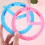 3pcs plastic protractor for school students and teachers 3