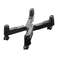 Adjustable CPU Stand 5-Caster Mobile Floor Tower Holder For Home Office Under Desk Computer Stand Width And Length Adjustable