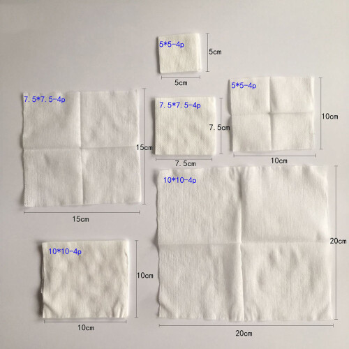 2 packs non woven supplies white 100 pcs per pack 1
