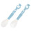 1 set portable baby spoon and fork, flexible feeding utensils 1