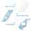 1 set portable baby spoon and fork, flexible feeding utensils 10